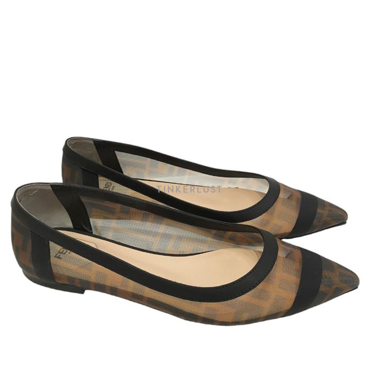 sepatu flats Fendi Colibri Ballerina Flats Tinkerlust